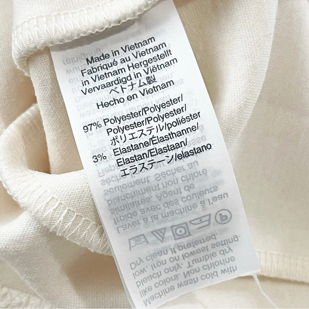 New Madewell Texture & Thread Crepe Wrap Top Cream Ivory Off-White Size S - Picture 9 of 9